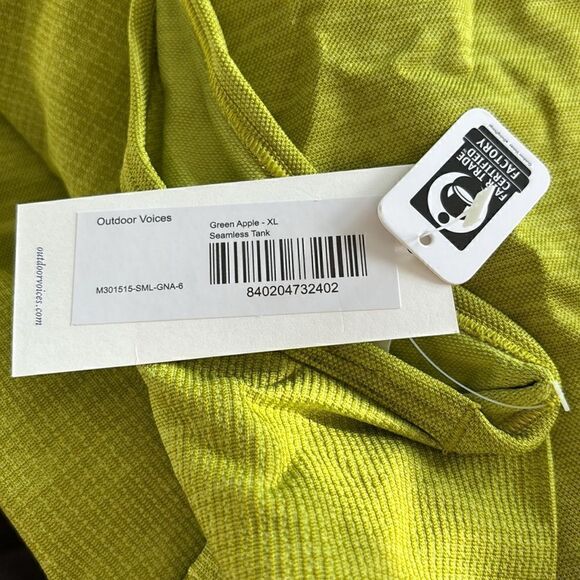 Outdoor Voices Men’s Seamless Pique Tank Top Shirt NWT - Picture 6 of 9